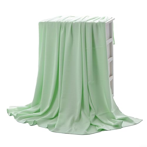 Kühlende Sommerdecke, atmungsaktives Fasermaterial, perfekt für Betten und Sofas bei heißem Wetter (150 x 200 cm, grün) von Zoegneer