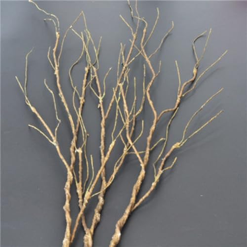 Künstliche getrocknete Zweige, 95 cm, verwelkte Reben, Simulation von getrockneten Blumenpflanzen, für Hochzeitsdekoration und Heimakzente, 2 Stück von Zoegneer