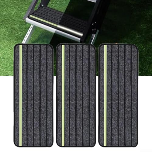 Leuchtende RV-Stufenmatte mit selbstklebender Rückseite, reißfestem und UV-geschütztem Material, leuchtet im Dunkeln, rutschfestes Design für sichere Schritte Leuchtende RV-Stufenmatte mit selbstklebender Rückseite, reißfestem und UV-geschütztem Material, leuchtet im Dunkeln, rutschfestes Design für sichere Schritte von Zoegneer