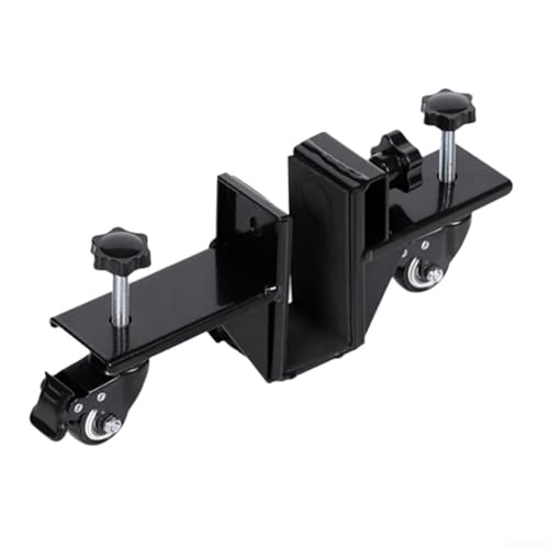 Robuster Türmontagewagen mit 360-Grad-Drehung und zwei Schwenkrädern für Bauunternehmer, vorgehängte Türen und Plattentüren bis zu 5 bis 5 cm Dicke (2 Stück) von Zoegneer