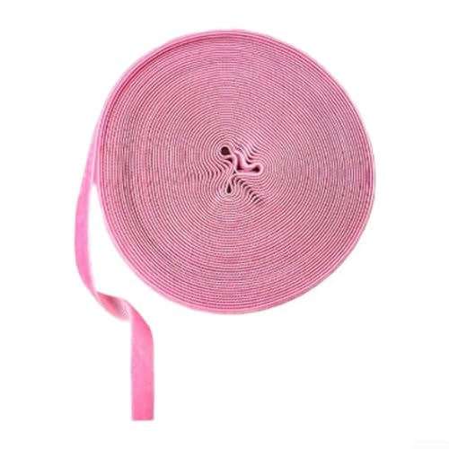 Samtband für Weihnachten, 10 m, zum Verpacken und Basteln, Verwendung in saisonalen Dekorationen und handgefertigten Schleifen (Rosa) von Zoegneer