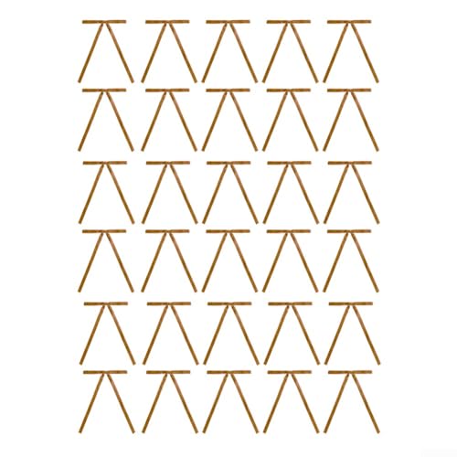 Set mit 30 Samtschleifen zum Dekorieren von Weihnachtsbäumen und Kränzen, entworfen, um Wärme und Eleganz mit weichem Beflockungsmaterial zu bringen (Dark Coffee) von Zoegneer