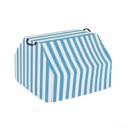 Wasserdichte Kinder-Sandkastenabdeckung für Schmutzbagger, robustes 210D-Oxford-Gewebe mit Doppelnadel-Nähen, elastisches Unterseil und Griffe für Outdoor-Sandkasten-Schutz (Blau 210d) von Zoegneer