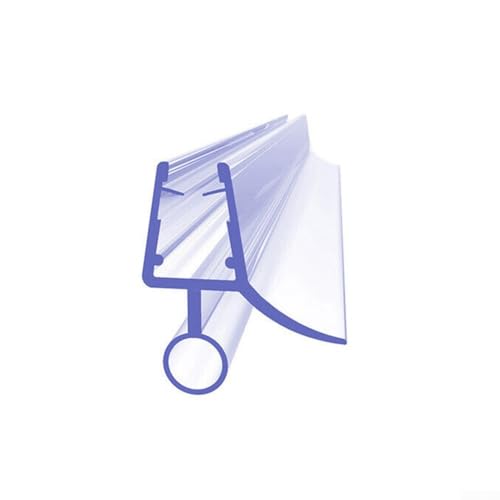 Zoegneer 2 x transparente Gummileiste, Duschtürdichtung, Duschabtrennung und -kabinen (12 mm) von Zoegneer