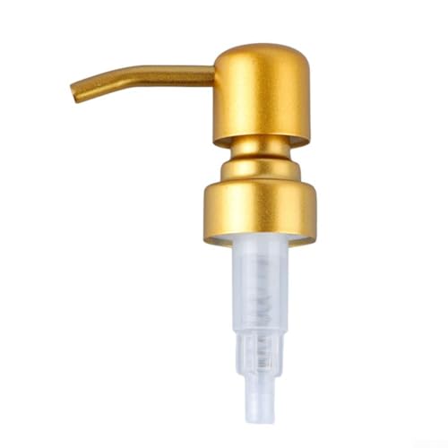 Zoegneer 304 Edelstahl Seifenspender Pumpenkopf Seifenpumpe Ersatz Ersatz für DIY Gläser und Flaschen (Gold) von Zoegneer