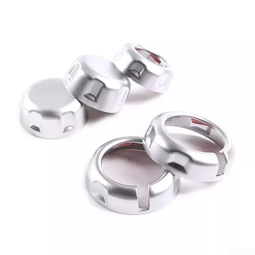 Zoegneer 5 x Klimaanlagen-Lautstärkeschalter-Aufkleber für Land für Rover für Discovery 3 für LR3 2004–2009 für Range für Rover Sport L320 2005–2008 Zoegneer 5 x Klimaanlagen-Lautstärkeschalter-Aufkleber für Land für Rover für Discovery 3 für LR3 2004–2009 für Range für Rover Sport L320 2005–2008 von Zoegneer