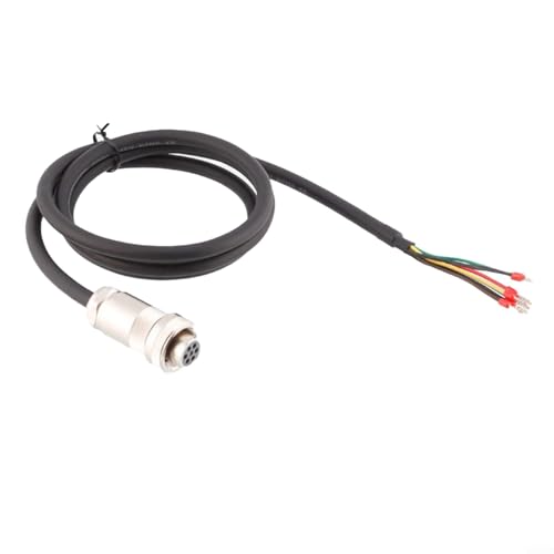 Zoegneer 7-poliger Adapterstecker C14G-A-S7 Metallgehäuse IP67 wasserdicht für REXROTH für Parker für MOOG Proportionalventil 1 m Kabel RVVP 7C 0,75 mm² von Zoegneer
