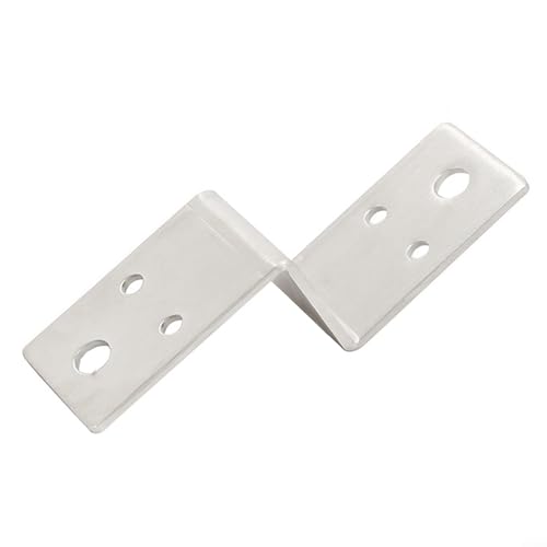 Zoegneer Edelstahl Z-förmige Eckcode Verlängert Trapezfest Verbinder Tragbares Halterungszubehör Für Verschiedene Schränke Und Wandschränke (40mm) von Zoegneer