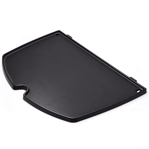 Zoegneer Gusseisen-Grillplatte für Q2200 Q2000 Q2400 Q220 Serie 27,7 x 39,9 cm gleichmäßige Hitze erhöhter Rand kompatibles Grillzubehör von Zoegneer