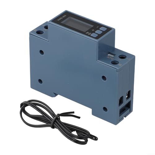Zoegneer KWS-303 DIN-Schienen-Wechselstromzähler, digitaler multifunktionaler Spannungs-Strom-Monitor, 40 A, Energieverbrauchsmessgerät mit LCD-Display für Leitungsschutzschalter von Zoegneer