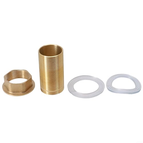Zoegneer Küchenspüle Wasserhahn Reparatur Zubehör Kit Gewinde Messing Rohr Mutter Befestigungsteile für Wasserhahn Reparatur (M32-60mm) von Zoegneer