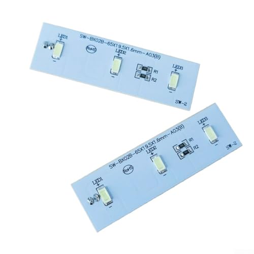 Zoegneer LED-Streifenlicht, Kühlschrank-LED-Licht-Panel für Kühl- oder Gefrierschrank-Ersatzteile, 2 Stück von Zoegneer
