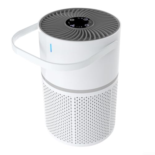 Zoegneer Luftreiniger mit HEPA-Filter, 3-lagiger Filtration, Smart-Touchscreen, 4 Timer-Optionen, 3 Geschwindigkeiten, ultra-leise, 22-48 dB, negative Ionenfreigabe für Home Office Zoegneer Luftreiniger mit HEPA-Filter, 3-lagiger Filtration, Smart-Touchscreen, 4 Timer-Optionen, 3 Geschwindigkeiten, ultra-leise, 22-48 dB, negative Ionenfreigabe für Home Office von Zoegneer