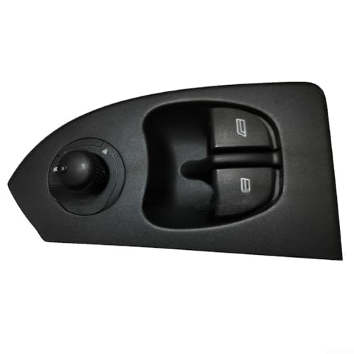 Zoegneer Schalter für Fenster und Spiegel vorne links für Fiat Ducato II/III 2003-2005 Boxer II Jumper II OEM 735315619 6554T3 schwarz ABS von Zoegneer