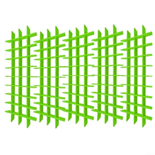 Zoegneer Trennwände aus Silikon für Gefriertrockner Tablett Trennwände Set lange kurze Trennstreifen für Ernte für den richtigen Trockner zur Aufbewahrung von Lebensmitteln (hellgrün) von Zoegneer