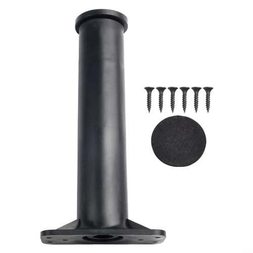 Zoegneer Verstellbare Möbelerhöhungshalterung aus schwarzem Kunststoff und Stahl, ausziehbar, Bett-Board-Stützrahmen, höhenerhöhende Halterung (18–34 cm) von Zoegneer