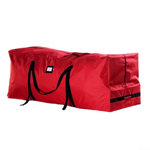 Zoegneer Weihnachtsbaum-Aufbewahrungstasche auf Rädern, effiziente Aufbewahrung für Weihnachtsbaum (rot) von Zoegneer