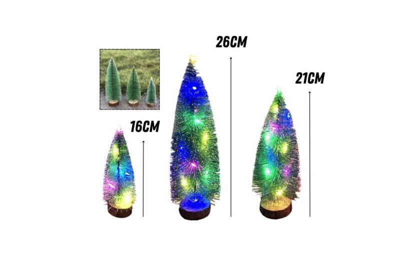 Zoelibat Künstlicher Weihnachtsbaum Künstlicher süßer Weihnachtsbaum mit bunten RGB LED verschieden Leucht, Künstlicher Drahtbaum von Zoelibat