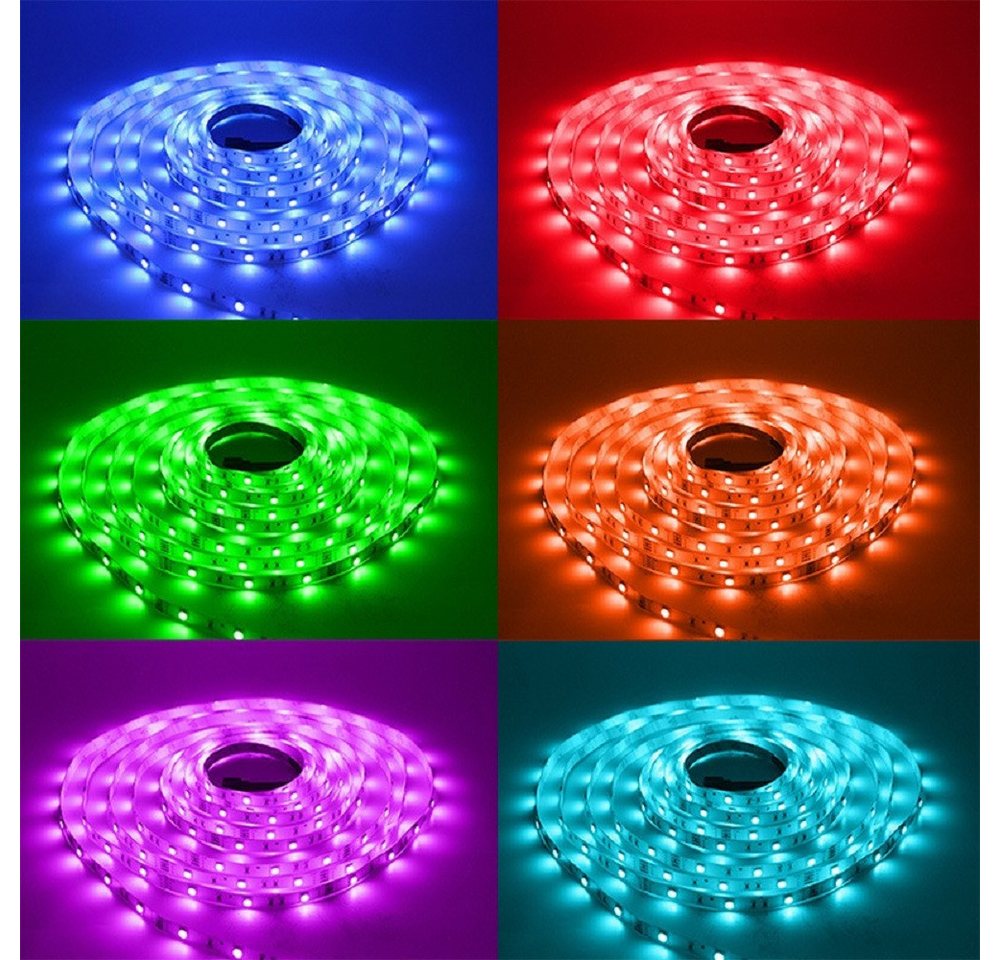 Zoelibat LED-Lichterkette DIY LED-RGB Streifen 2x 5 Meter selbstklebend mit Ferndbedienung Zoelibat LED-Lichterkette DIY LED-RGB Streifen 2x 5 Meter selbstklebend mit Ferndbedienung von Zoelibat