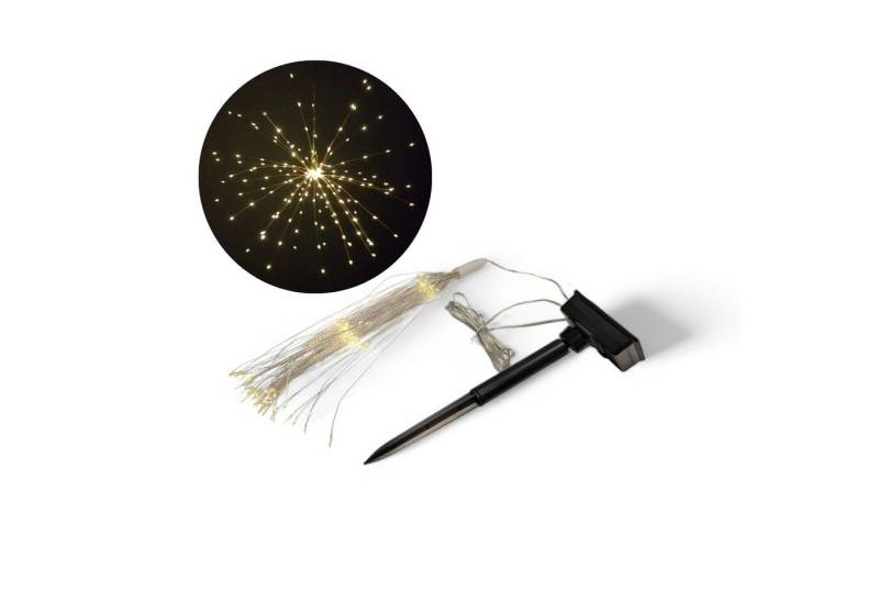 Zoelibat LED-Lichterkette Solarbetriebene LED Feuerwerk-Lichterkette Warmweiß (50 oder 60 Lichtd von Zoelibat