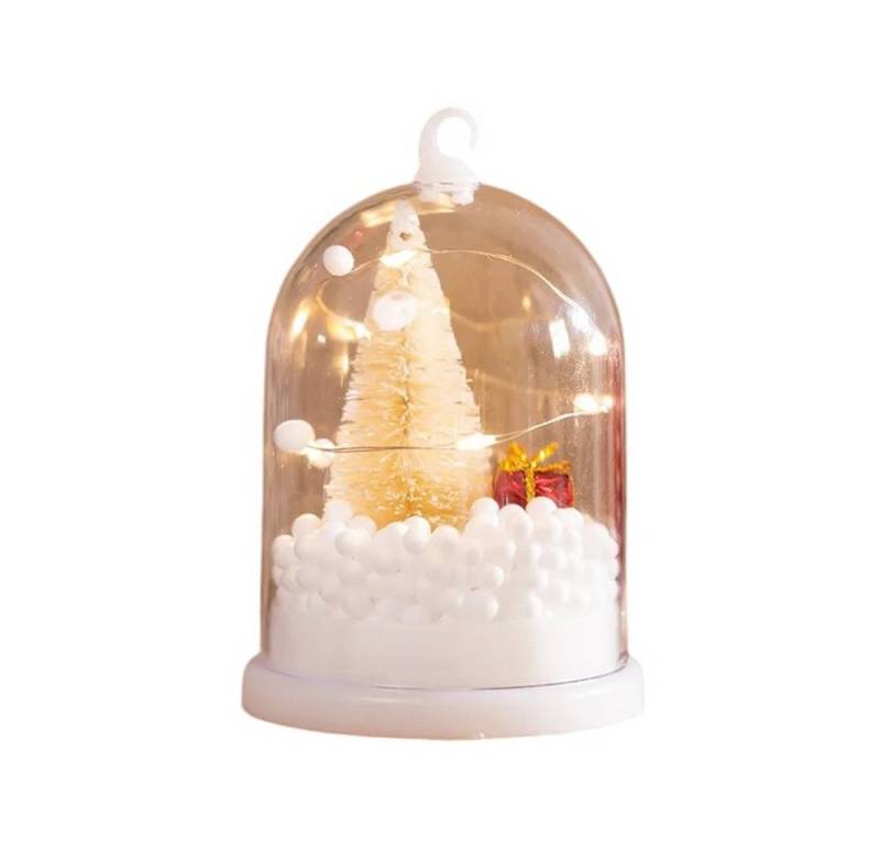 Zoelibat Schneekugel LED Schneekugel Leuchtende Festtagskugeln aus Kunststoff (inkl. Batter (mit Batterien) von Zoelibat