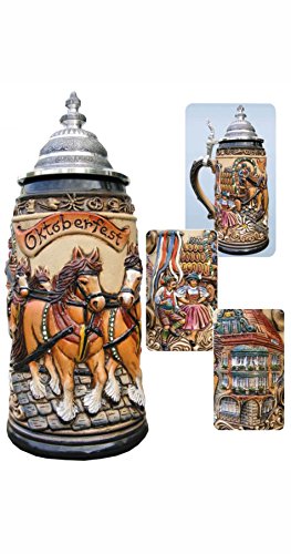 Zöller & Born Bierkrug Oktoberfest München Seidel 0,5 Liter Bierseidel ZO 1915/906 von Zöller & Born