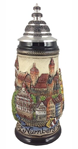Zöller & Born Bierkrug Panorama Nürnberg Seidel 0,5 Liter Bierseidel ZO 1781/906 von Zöller & Born