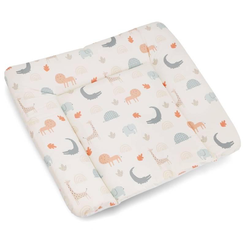 Wickelauflage Softy Wild Friends Wickelunterlage Babyauflage Tiere Baumwolle B-Ware von Zöllner