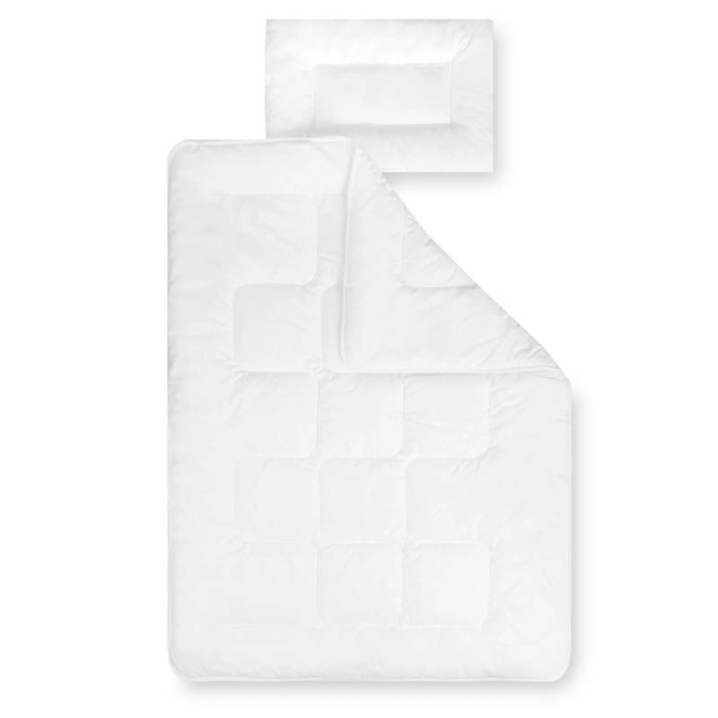 Zöllner Set Basic Ganzjahres Kinder Bettdecke Steppbett 100x135 + Kissen 40x60 von Julius Zöllner GmbH & Co. KG