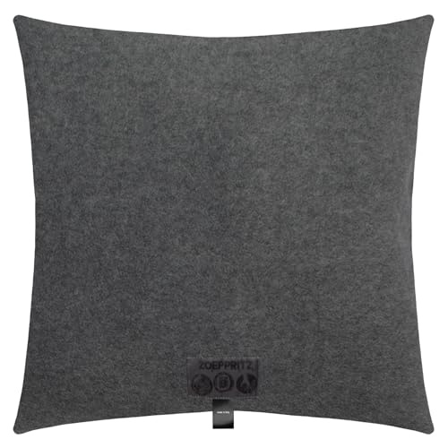 Zoeppritz Soft-Fleece-Kissenbezug mit unverwechselbarem Cashmere Handfeel, Farbe: 940 Medium Grey Mel., pflegeleicht, Allergiker geeignet, Maße: 40 x 40 cm, 702291-940-40x40 Zoeppritz Soft-Fleece-Kissenbezug mit unverwechselbarem Cashmere Handfeel, Farbe: 940 Medium Grey Mel., pflegeleicht, Allergiker geeignet, Maße: 40 x 40 cm, 702291-940-40x40 von Zoeppritz Since 1828