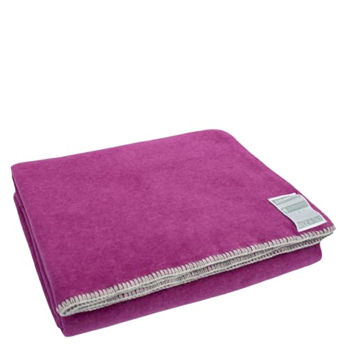 Zoeppritz since 1828 Smoothy Fleece-Decke – Flauschige Kuscheldecke aus Polarfleece - vegan – 140x190cm – 330 Fuchsia von Zoeppritz Since 1828