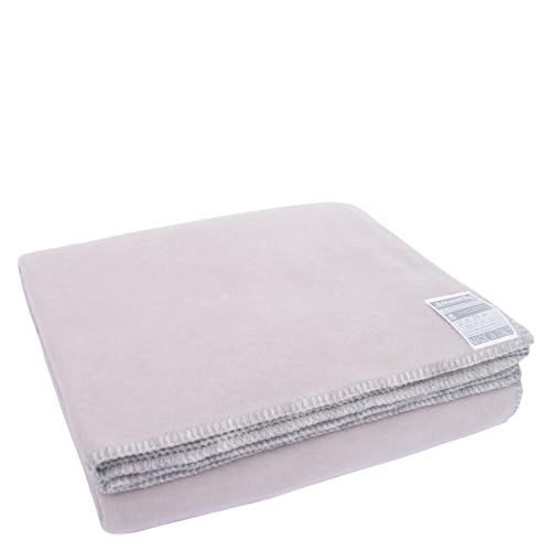 Zoeppritz since 1828 Smoothy Fleece-Decke – Flauschige Kuscheldecke aus Polarfleece - vegan – 140x190cm – 920 hellgrau, 920 Light Grey Mel. von Zoeppritz Since 1828