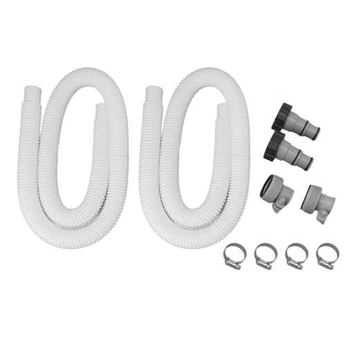 1,5 -Zoll -Pool -Filterschlauchersatz -Ersatzkit mit Schlauchadapterklemmen Schwimmbadpumpenschlauch Austausch von Zoeyilan