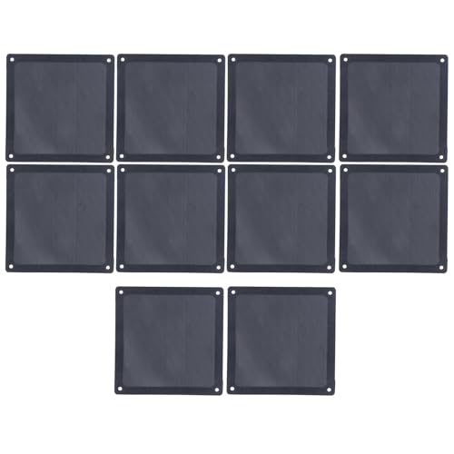 10pcs 14 x 14 cm Computerlüfterfilter Grill Superior Heat Dissipation PVC Mesh Magnetlüfter Staubfilter für PC -Fallstromversorgung von Zoeyilan