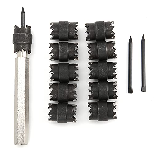 13pcs Spot Schweißschneider Rotary Bohrbits Metall Loch Remover Elektrowerkzeug für professionelle Schweißanwendungen von Zoeyilan
