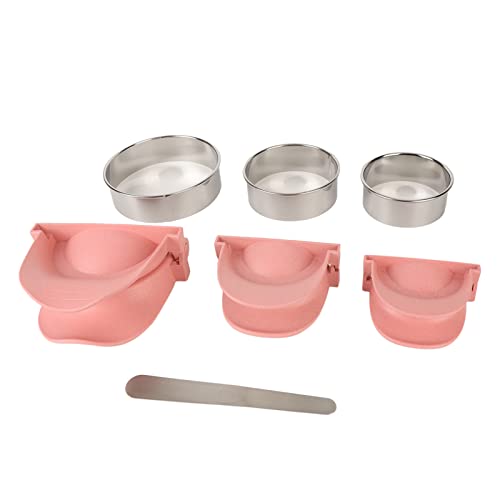 3 in 1 Dumpling Maker -Maschine, Teig -Presse -Knödel -Presseverpackung, Multifunktions -DIY -Schaltkämpfe Drücken Drücken -Werkzeuge, Sicherheits -ABS -Material, einfaches (Beige) (Grün) (Rosa) von Zoeyilan