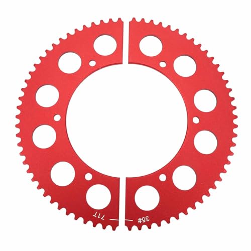 35 Ketten 71 Zahnsperrung mit niedriger Reibung Aluminiumlegierung Leichtes Gewicht für CT200U BT200X CT100U 35 Ketten 71 Zahnsperrung mit niedriger Reibung Aluminiumlegierung Leichtes Gewicht für CT200U BT200X CT100U von Zoeyilan