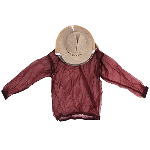 Bienenzucht Schutz Jacke Hut Kleidung mit Schleier Bee Anzug Liefert Rot Leichte Langlebig Atmungsaktiv von Zoeyilan