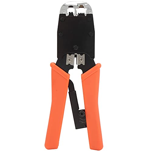 CRIMP -Zange Kabel Crimping Tool Ratchet Handheld Draht Stripper RJ -Stecker Orange von Zoeyilan