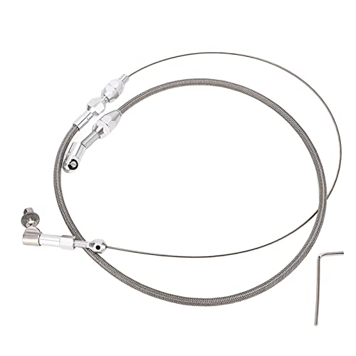 Edelstahl 24 -Zoll Flexible Gas Kabel Kit Easy Installation Car Modification Universal Edelstahl 24 -Zoll Flexible Gas Kabel Kit Easy Installation Car Modification Universal von Zoeyilan