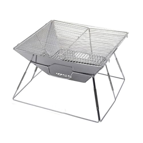 Grillgrill, tragbarer Holzkohlegrill, Edelstahl -Klappgrill und Raucher, Barbecue Grill für Kochcamping -Camping -Wanderfeiern im Freien Grillgrill, tragbarer Holzkohlegrill, Edelstahl -Klappgrill und Raucher, Barbecue Grill für Kochcamping -Camping -Wanderfeiern im Freien von Zoeyilan