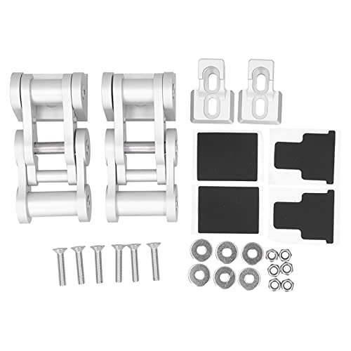 Haubenriegel Kit Langlebige Verriegelung Motor Bonnet Fang für JK 2 Tür Unbegrenzt 4 Tür (Silber) von Zoeyilan