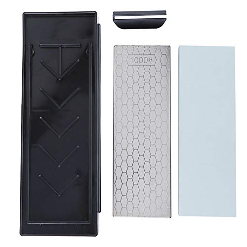 Knife Sharpening Stone Kit, Professional Whetstone Knife Sharpener Stone Set, Actual Grit Premium Material Knife Sharpener Tool, Wet Stones for Sharping Knives Kit Knife Sharpening Stone Kit, Professional Whetstone Knife Sharpener Stone Set, Actual Grit Premium Material Knife Sharpener Tool, Wet Stones for Sharping Knives Kit von Zoeyilan