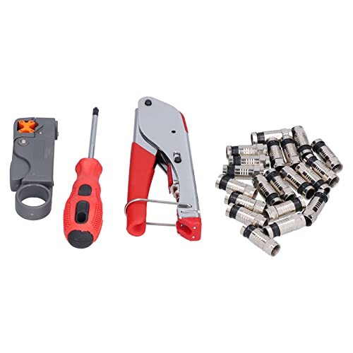 Koaxiales Komprimierungswerkzeug Multifunktionales BNC -Kabel Crimper Kit einstellbar für Audio -Feld Koaxiales Komprimierungswerkzeug Multifunktionales BNC -Kabel Crimper Kit einstellbar für Audio -Feld von Zoeyilan