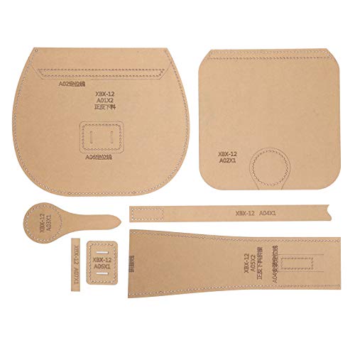 Ledermuster Schimmel Schulter Messengerbeutel Kit leichte tragbare DIY -Handwerkswerkzeuge machen von Zoeyilan