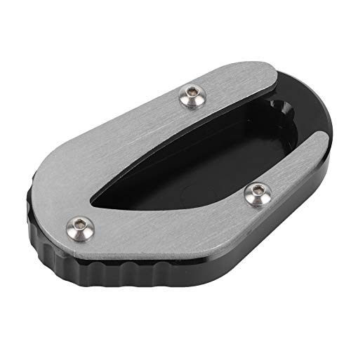 Motorrad -Seitenständer Vergrößerung Pad Kickstand Erweiterung für Bonneville T100 T120 Stabilisieren weicher Bodenaluminiumlegierung langlebig (Du färbte) von Zoeyilan