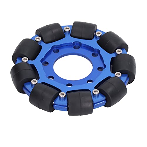 Omni Wheel Metal Alloy Hub -Komponente für reibungsloses Laufen und einfache Installation auf Roboterspielzeug ((Einzelrad) M5604-0014-0102) von Zoeyilan