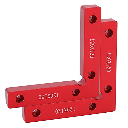 Quadrate Rechtswinkelklemmen lebiges Aluminium 90 Grad Positionierung Holzbearbeitung Tool 120x120 von Zoeyilan