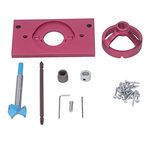 Scharnier Jig Kit Drill Guide Tool Aluminium Leichtmetall -Türlochöffner Schrank Hardware Rose Rot rot Scharnier Jig Kit Drill Guide Tool Aluminium Leichtmetall -Türlochöffner Schrank Hardware Rose Rot rot von Zoeyilan