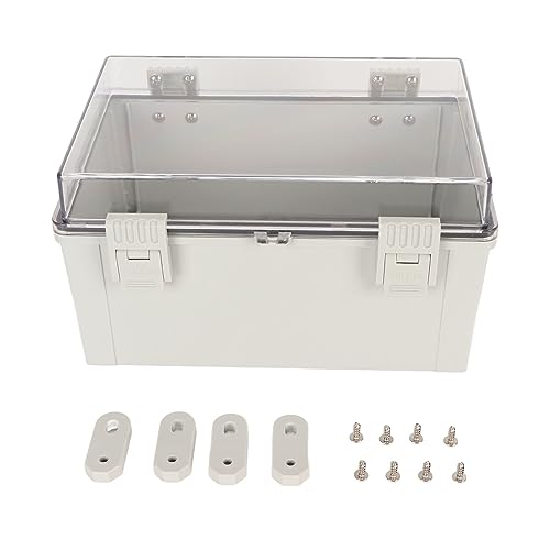 Stromverteilungskasten wasserdichte IP66 Transparent Abdeckung Elektrischer Anschlusskasten -Box Snaptyp für den Außenbereich von Zoeyilan